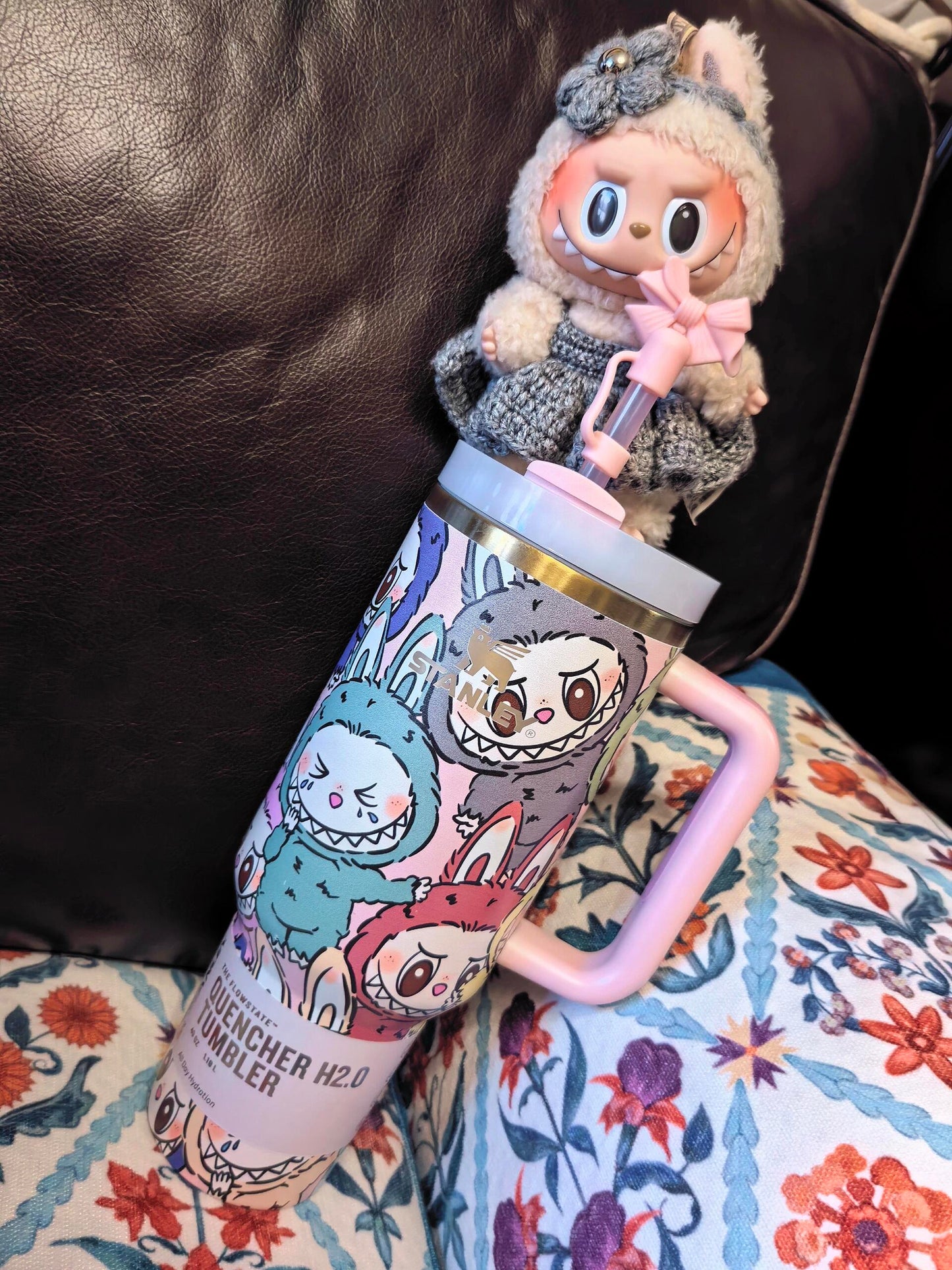 🔥Labubu in-Car-Insulated cup 40 OZ &✈️Free shipping