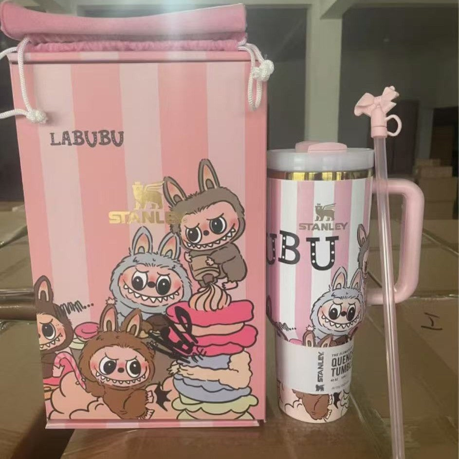 🔥Labubu in-Car-Insulated cup 40 OZ &✈️Free shipping
