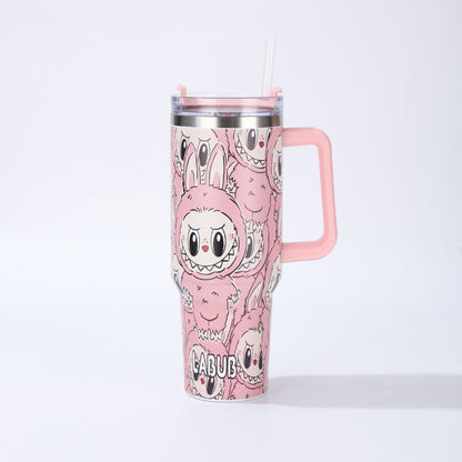 🔥Labubu in-Car-Insulated cup 40 OZ &✈️Free shipping