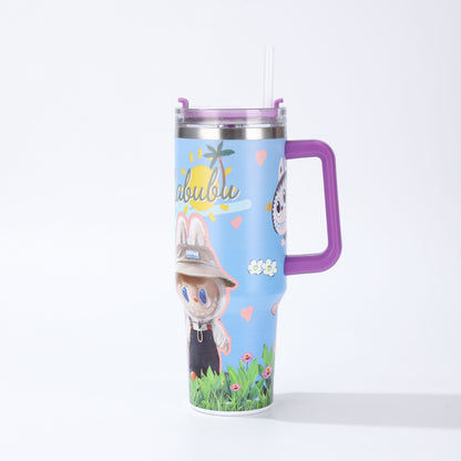 🔥Labubu in-Car-Insulated cup 40 OZ &✈️Free shipping